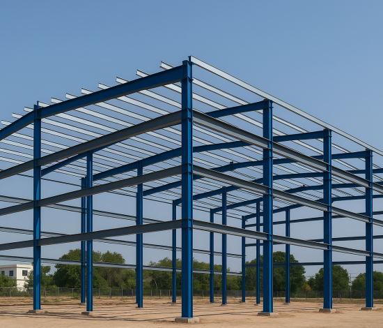 PEB (Pre-Engineering Building) Structure.